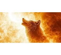 Peinture par Numero pour Adulte, Grande Taille DIY Kits de Peinture Acrylique sur Toile 80x160cm avec Pinceaux et Pigments, Créatifs Décoration MuraMaison, Débutants Enfants, RéSumé Du Loup E-427