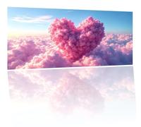 Peinture Par Numero Rose nuage, Activité Manuelle Kit de Peinture à l'huile sur Toile Bricolage pour Enfant avec pinceaux Peintures de Dessin de Pigment Acrylique, pour Décor Cadeaux 90x180cm Y-60