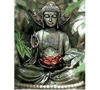 Peinture par Numéro - YEESAM ART - Bouddha du Lotus - 40x50 cm - Acrylique - Adulte