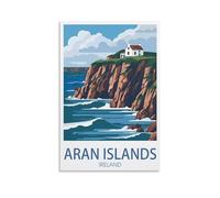 Peinture par numéros à faire soi-même, paysage des îles d'Aran, Irlande, pour adultes, débutants, toile acrylique, loisirs créatifs, décoration murale, dessin, 40 x 50 cm
