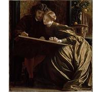 Peinture par numéros à faire soi-même pour adultes Frederic Leighton « La lune de miel du peintre » Kits de peinture sur toile Cadeaux Arts Artisanat pour décoration d'intérieur