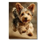 Peinture par Numéros Adulte Animal, Débutants DIY Kit Peinture Numero Chien, Adultes Artisanat Loisirs CréAtifs d'art, avec 3 Pinceaux e 36 Acryliques, Décoration Maison Cadeau 100x135cm ZBSWK414