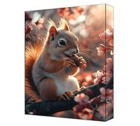 Peinture par Numéros Adulte Animal, DIY kit peinture adulte écureuil Toile 30x40cm avec Peintures Acryliques et Pinceaux, Loisirs Créatifs pour Adultes et Enfants, Décoration Murale et Cadeau G-172
