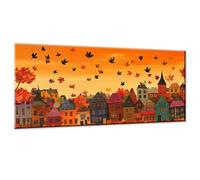 Peinture par Numéros Adulte Dessin animé Loisirs Créatifs Adultes Architecture, DIY Peinture Acrylique pour Débutants Facile sur Toile 30x60cm avec Peintures et Pinceaux, Decoration Maison w0-455