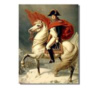 Peinture par Numéros Adulte NapoléOn, Débutants DIY Kit Peinture Numero avec Cadre Guerre, Artisanat Loisirs CréAtifs d'art, avec 3 Pinceaux e Acryliques, Décoration Maison Cadeau 100x135cm ZBSDK789