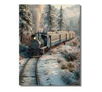 Peinture par Numéros Adulte Paysage, Débutants DIY Kit Peinture Numero avec Cadre Former, Artisanat Loisirs CréAtifs d'art, avec 3 Pinceaux e Acryliques, Décoration Maison Cadeau 100x135cm ZBSDK303