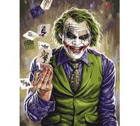 Peinture par numéros avec cadre Images à peindre - Joker en gilet 40 x 50 cm