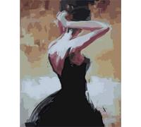 Peinture par numéros avec cadre Images à peindre - L'art de la danse 40x50 cm