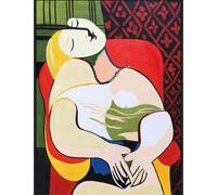Peinture par numéros avec cadre Peinture - Femme Cubisme 40x50 cm