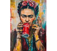 peinture par numéros avec cadre Peinture - Frida Coca-Cola 40x50 cm