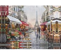 Peinture par numéros avec cadre Tableaux à peindre - Paris 50x40 cm