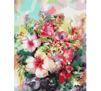 Peinture par numéros, bouquets fantaisistes
