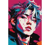 Peinture par numéros - Bright style 30x40cm