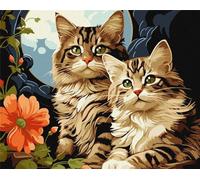 Peinture par numéros - Chatons magiques 40x50cm