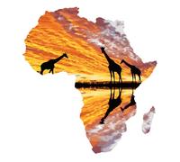 Peinture par numéros Continent africain M992182