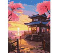 Peinture par numéros - Coucher de soleil de rêve