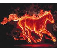Peinture par numéros Coureur de feu