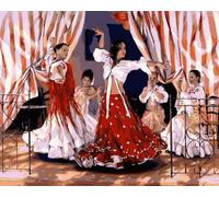 Peinture par numéros danseur espagnol M991894
