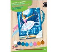 Peinture par numéros - Danseuse Ballerine - 22,5 x 30,2 cm G