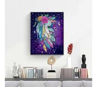 Peinture par Numéros DIY Kit pour Adultes Enfants Fleur Fleurs DIY Peinture à l'huile par Numéros sur Toile Artisanat avec Pinceaux Painting Acryliques Décoration Cadeau 60x90 cm PjY4372 5-1