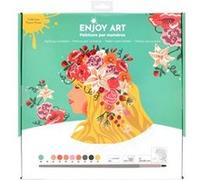 Peinture par numéros Enjoy Art Sylvia Multicolore G