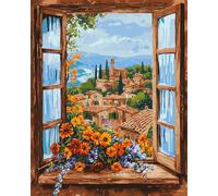 Peinture par numéros IDEYKA 40x50 cm paysage merveilleux