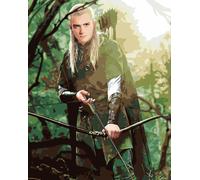 PEINTURE PAR NUMÉROS Images à peindre-Legolas Seigneur des Anneaux 40x50cm