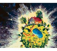 Peinture par numéros Images à peindre -Planète du Petit Prince 50x40 cm