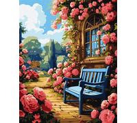 Peinture par numéros - Jardin de fleurs 40x50cm