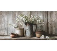 Peinture par Numéros Kit Adultes, Fleurs Blanches, 60x80cm 4JGWX-20