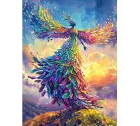 Peinture par Numéros Kit Adultes, Personnages de papillons Pinceaux et Pigment Peintures Acryliques pour, Design Décoratif Pour la Maison par et Cadeaux, Sans Cadre 70x90cm D5SS-503