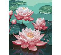Peinture par numéros - Lys roses 40x50cm