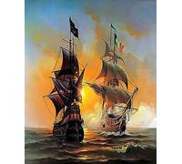 Peinture par numéros Navires de guerre M1016