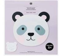 Peinture par numeros panda - Rico design Blanc G