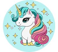 Peinture par numéros - Petite licorne 19cm