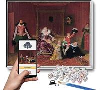 Peinture par numéros pour adulte Henry Iv recevant l'ambassadeur d'Espagne Peinture par Jean Auguste Dominique Ingres Arts Artisanat pour la décoration murale de la maison