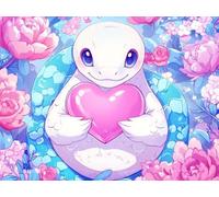 Peinture par Numéros pour Adulte, Kits de Peinture au Numéro avec Débutants Acrylique Pigmentée, DIY Amour Des Fleurs Creatif Toile Paint by Numbers, Décoration de Maison 100x130cm (Sans Cadre) E-285