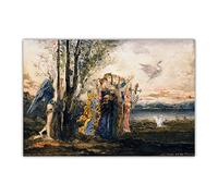 Peinture par numéros pour adultes Cupidon et les Muses par Gustave Moreau Kits de peinture par numéros sur toile pour adultes