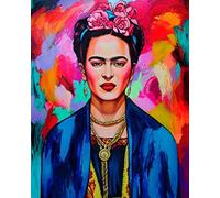 Peinture par Numéros pour Adultes Frida Kahlo Autoportrait Couleur Numérique Huile Toile Peinture Kits pour Adultes Enfants Anniversaire Mariage Hébergement Décorations Cadeaux