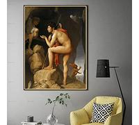 Peinture par numéros pour adultes Ingres《Œdipe expliquant l'énigme du sphinx》 Kits de peinture par numéros pour adultes sur toile