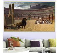 Peinture par numéros pour adultes Jean-Leon Gerome《La dernière prière des martyrs chrétiens》 Kits de peinture sur toile Cadeaux Arts Artisanat pour décoration d'intérieur