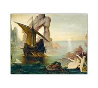 Peinture par numéros pour adultes Ulysse et les sirènes par Gustave Moreau Kits de peinture par numéros sur toile pour adultes
