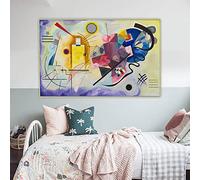 Peinture par numéros pour adultes Wasssily Kandinsky jaune, rouge, bleu kits de peinture par numéros sur toile pour adultes