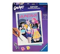 Peinture par numéros - RAVENSBURGER - CreArt KPop Demon Hunters Huntr/X - Format carré - Set complet - Relaxant