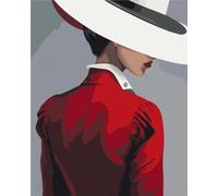Peinture par numéros - Secret du rouge 40x50cm