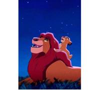 Peinture par numéros - YEESAM ART - Le Roi Lion Simba - 30x40cm - Kit complet avec outils - DIY facile