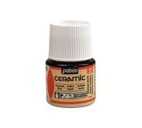 Pébéo Couleur opaque pour céramique – Brillant laqué – Flacon 45 Blanc Antique