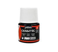 Peinture - Pébéo - Ceramic - Noir - 45ml - Brillant et opaque