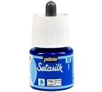 Peinture Pébéo Setasilk - Cyan - 45 ml