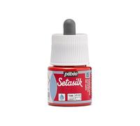 Pébéo Peinture textile SetaSilk 45 ml – Rouge Coquelicot – Mixte Adulte